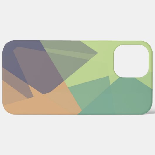 Moderne retrokleuren geometrisch #17 Case-Mate iPhone case (Achterkant / Rechts)