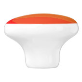 Moderne retrokleuren geometrisch #23 keramische knop (Zijkant)