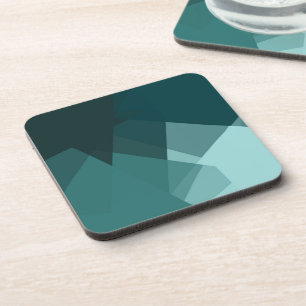 Moderne retrokleuren geometrisch #27 bier onderzetter