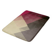 Moderne retrokleuren geometrisch #29 badmat (Gekanteld)