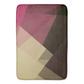 Moderne retrokleuren geometrisch #29 badmat (Voorkant Verticaal)