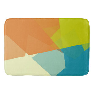 Moderne retrokleuren geometrisch #30 badmat