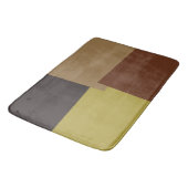 Moderne retrokleuren geometrisch #35 badmat (Gekanteld)