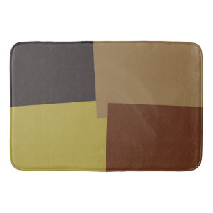 Moderne retrokleuren geometrisch #35 badmat