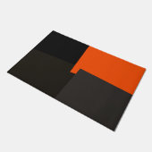 Moderne retrokleuren geometrisch #38 deurmat (Schuin)