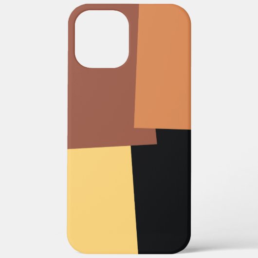 Moderne retrokleuren geometrische #6 Case-Mate iPhone case (Achterkant)