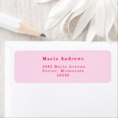 Moderne Return Address Label (Insitu)