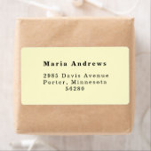Moderne Return Address Label (Insitu)