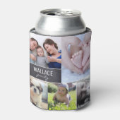 Moderne reünie foto collage familie blikjeskoeler (Blikje Voorkant)