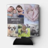 Moderne reünie foto collage familie blikjeskoeler (Achterkant)