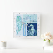 Moderne reuzevaart vierkante klok (Huis)