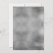 Moderne Rhinestones Zilveren Reflexies Glam 30th Kaart (Achterkant)