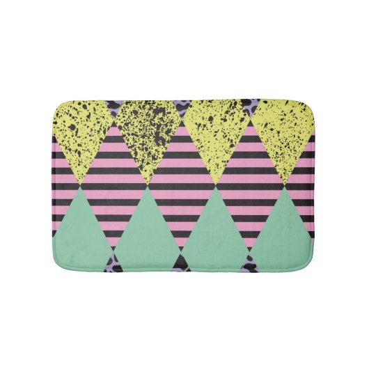 Moderne Rhombus: Abstracte naadloze stijl. Badmat (Voorkant)