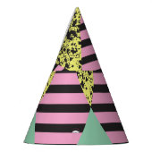 Moderne Rhombus: Abstracte naadloze stijl. Feesthoedjes (Links)