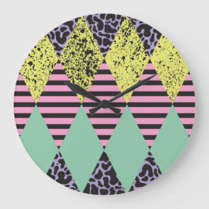 Moderne Rhombus: Abstracte naadloze stijl. Grote Klok