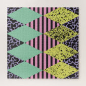 Moderne Rhombus: Abstracte naadloze stijl. Legpuzzel (Horizontaal)