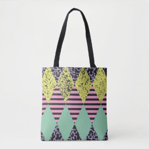 Moderne Rhombus: Abstracte naadloze stijl. Tote Bag