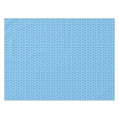 Moderne ribbons uit de middeleeuwen, kobalt & sky tafelkleed (Voorkant (Horizontaal))