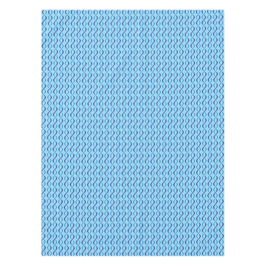 Moderne ribbons uit de middeleeuwen, kobalt & sky tafelkleed (Voorkant)