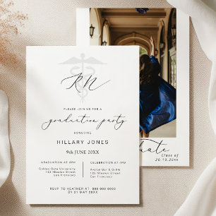 Moderne RN Afstuderen kalligrafie Kaart