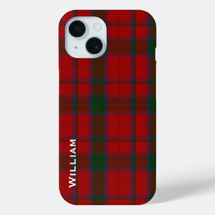 Moderne Robertson familie Tartan Plaid iPhone 15 Case