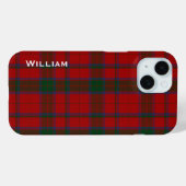 Moderne Robertson familie Tartan Plaid Case-Mate iPhone Case (Achterkant (horizontaal))