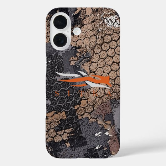 Moderne Robuuste Jacht Camo Geometrisch Patroon va Case-Mate iPhone Case (Achterkant)