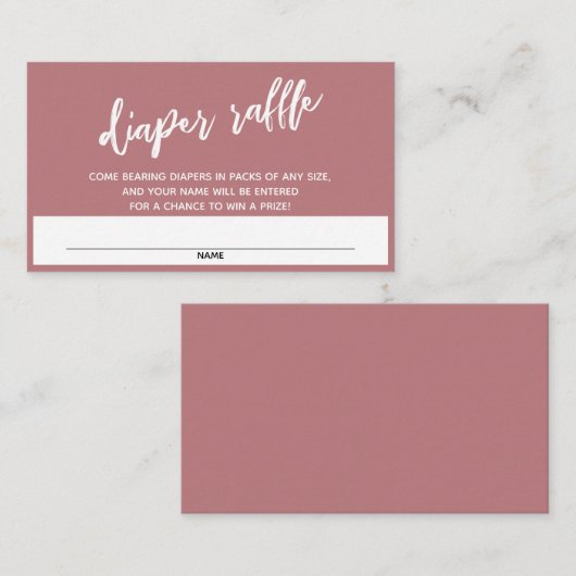 Moderne, robuuste Roos met handschrift, luidere ri Informatiekaartje (Voorkant / Achterkant)