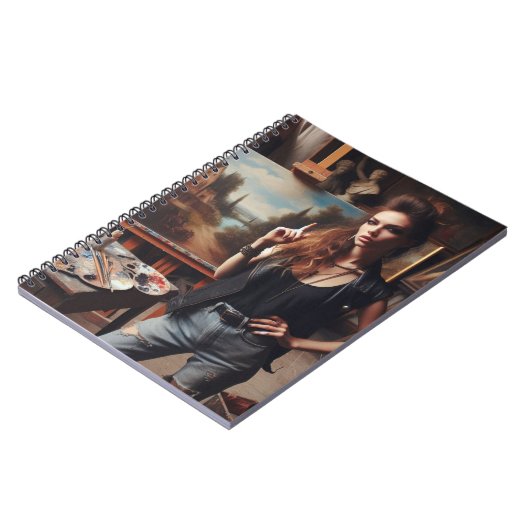 Moderne rock-'n-roll-artiest notitieboek (Linkerzijde)