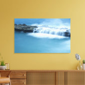 Moderne Rock Ocean Stretched Canvas Print (Insitu (Woonkamer))