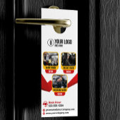 Moderne Rode Auto Wassen Auto Detailing Auto Care Deurhanger