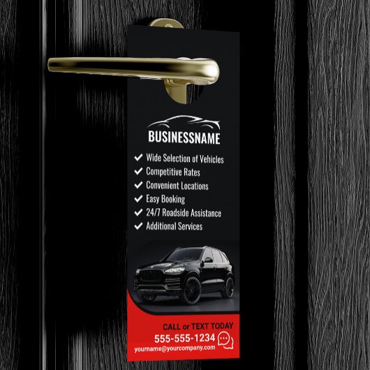 Moderne rode betaalbare auto huren Auto huren Auto Deurhanger