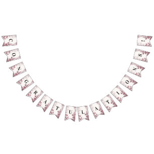 Moderne rode bladeren Bunting vlag Vlaggetjes