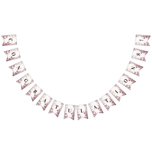 Moderne rode bladeren Bunting vlag Vlaggetjes (Alle)