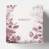 Moderne rode bladeren gunst box bedankdoosjes (Bovenkant)