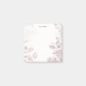 Moderne rode bladeren Post het notities Post-it® Notes (Voorkant)