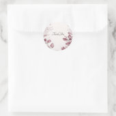 Moderne rode bladeren Sticker (Tas)