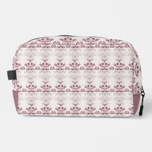 Moderne rode bladeren toilettas toilettasje (Voorkant)