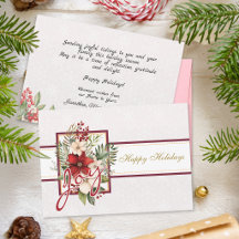 Moderne Rode Botanische Kerstvakantie