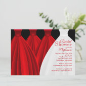 Moderne rode bruidsmeisjes bruidsjurk Vrijgezellen Kaart (Staand voorkant)