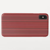 Moderne rode Case-Mate Barely There iPhone XS Max Case (Achterkant (horizontaal))