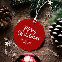 Moderne Rode en Witte Kerstmis