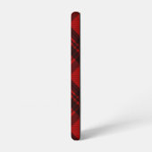 Moderne rode en zwarte spelden samsung galaxy hoesje (Linkerkant)