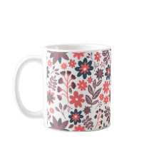 Moderne rode en zwarte tweezijdige bloem