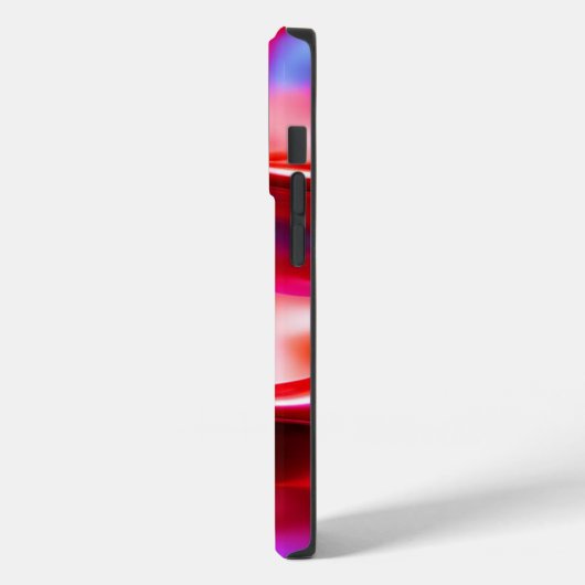 Moderne rode esthetische achtergrond Case-Mate iPhone case (Achterkant / Links)