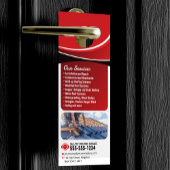 Moderne Rode Expert Betrouwbare dakbedekking Repar Deurhanger