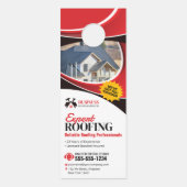 Moderne Rode Expert Betrouwbare dakbedekking Repar Deurhanger (Voorkant)