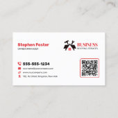 Moderne Rode Expert Betrouwbare dakbedekking Repar Visitekaartje (Achterkant)