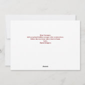 Moderne Rode Film Reel Fotocollage Kerstmis Feestdagenkaart (Achterkant)