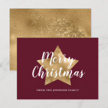 Moderne Rode Gouden Ster Kerstmis